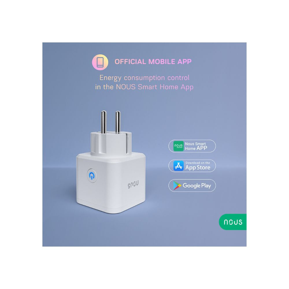 Nous A7 Tuya Wi-Fi smart plug (16A)