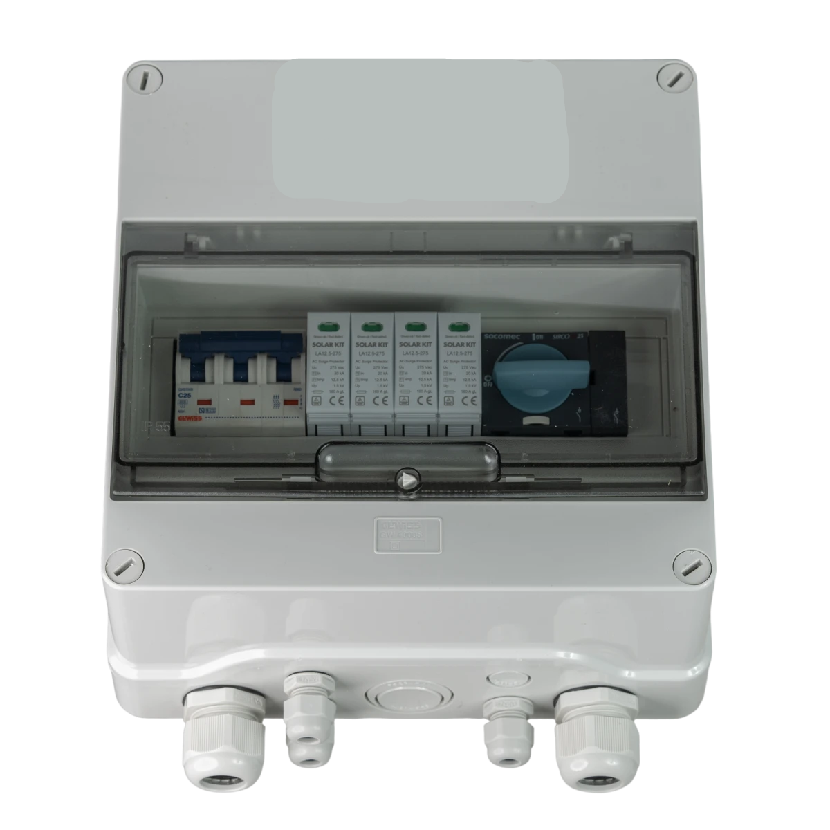 Pre-assambled AC box 16A-T2