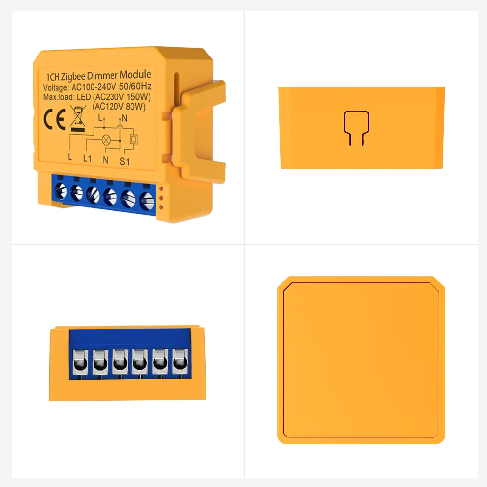 Tuya WiFi/ZigBee 1/2 Gang Dimmer Light Switch Module