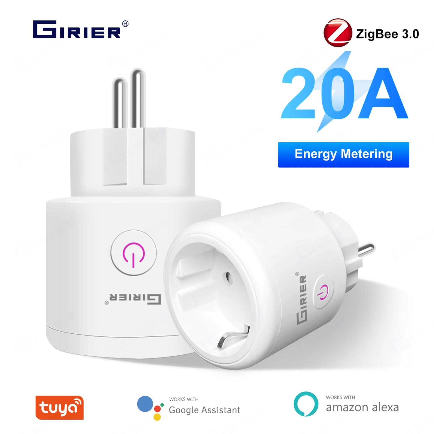 Tuya ZigBee Smart Power Plug 20A
