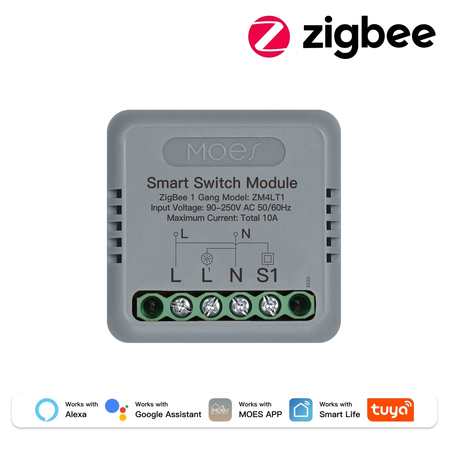 Smart Switch 1-4 Gang WiFi/Zigbee Module