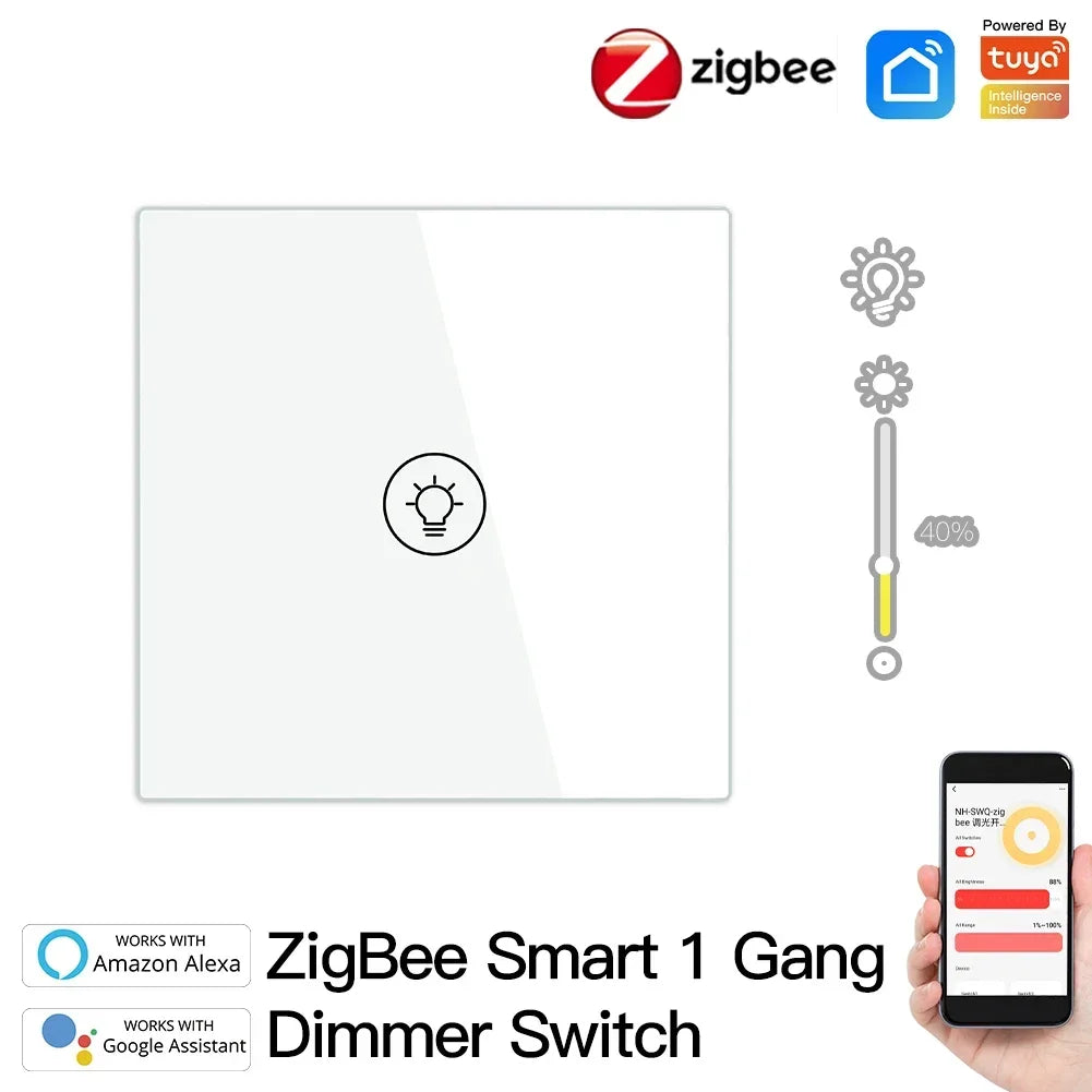 ZigBee Multi-gang Smart Light Dimmer Switch