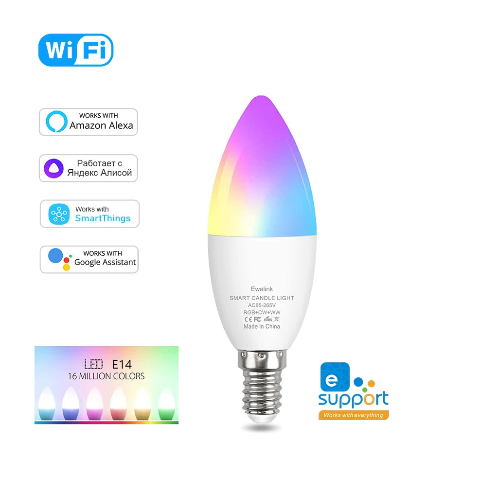 Smart WiFi E14 LED Bulb