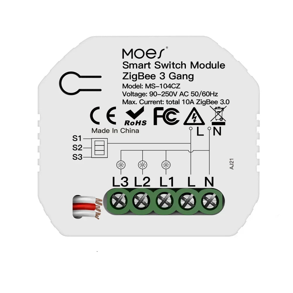 MOES Tuya ZigBee 3.0 Smart Relay Modules