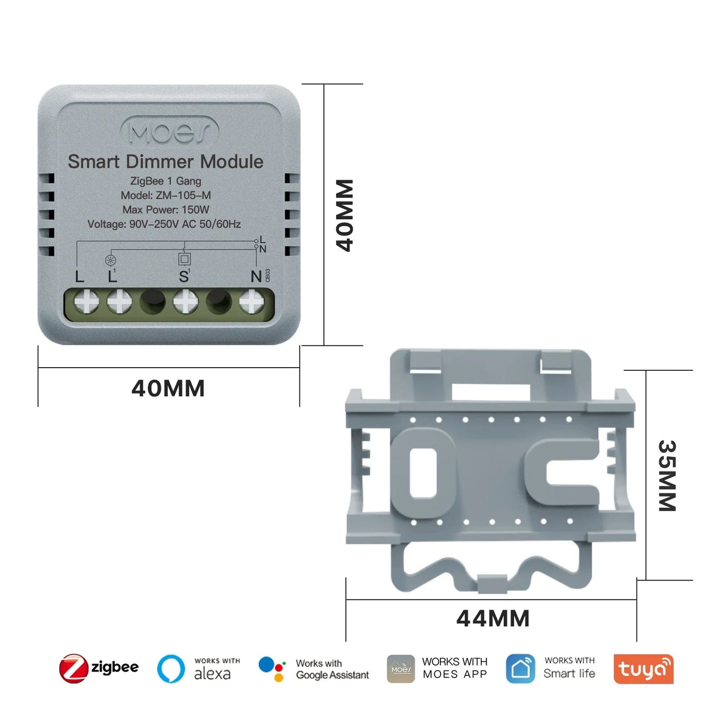 MOES Tuya ZigBee 3.0 Smart Relay Modules