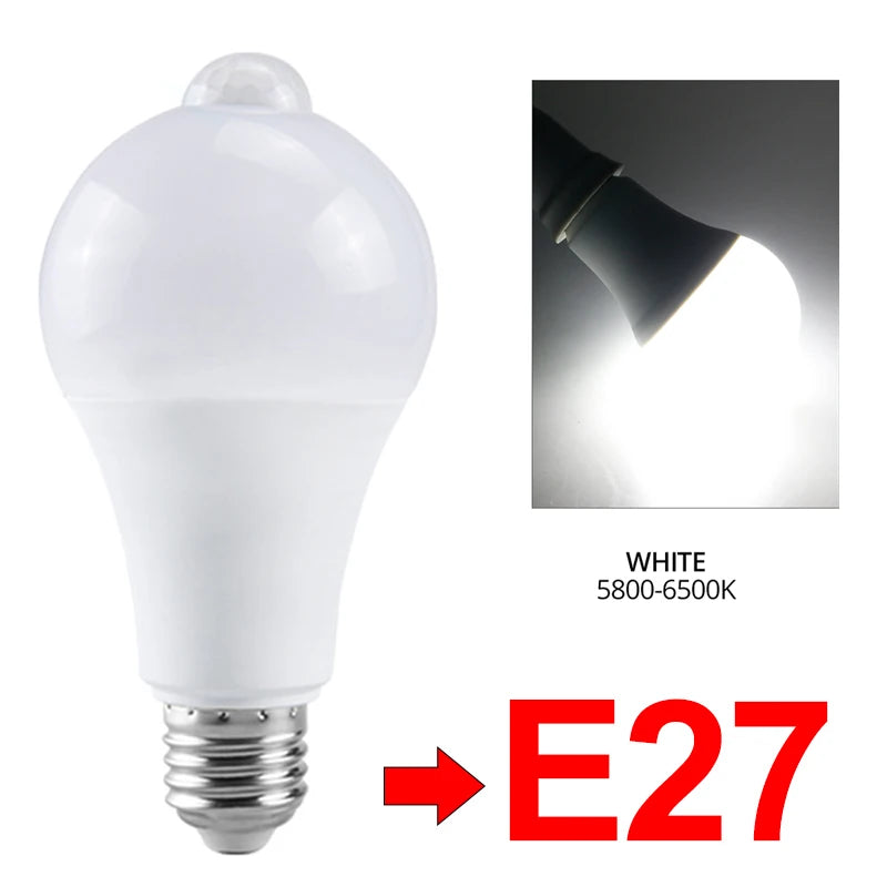 Motion Sensor LED Light Bulb