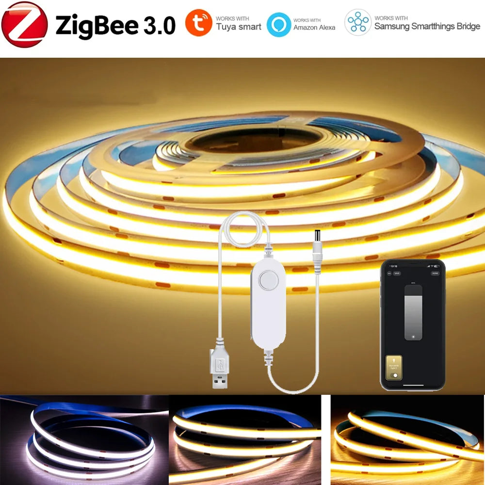 USB Tuya Zigbee LED-Streifenleuchte 1 m-5 m