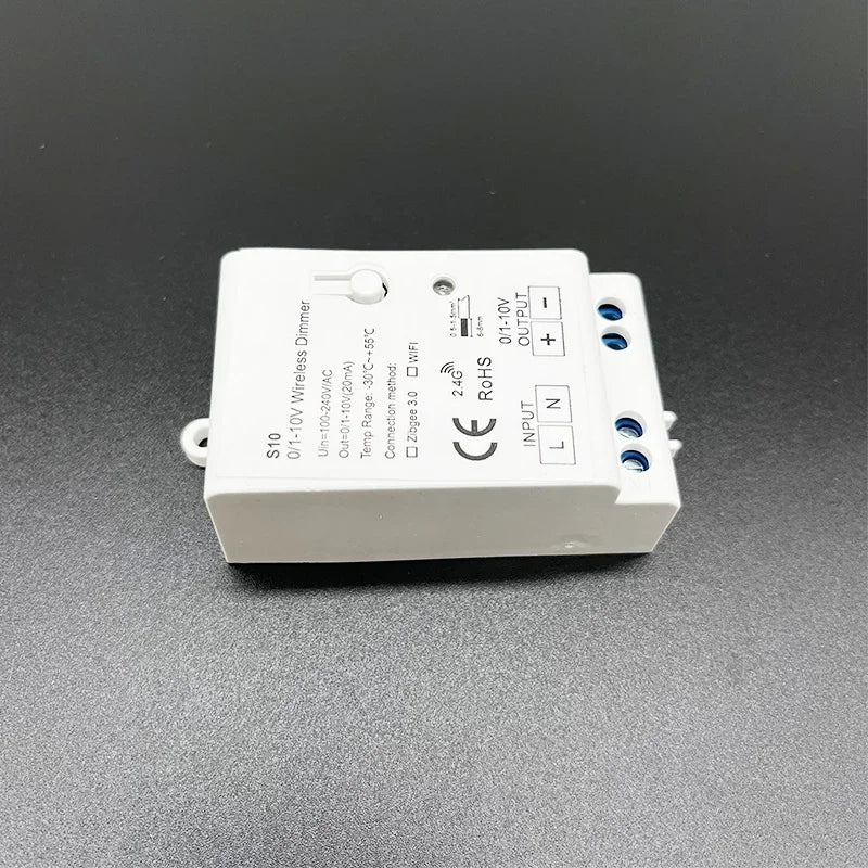 Mini Tuya WiFi LED Lights Dimmer Controller AC 100-240V 0/1-10V