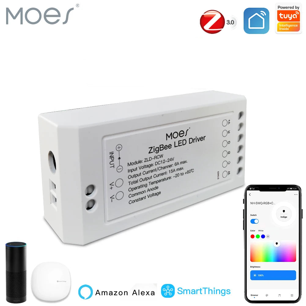 MOES ZigBee Smart Dimmer Module Swtich