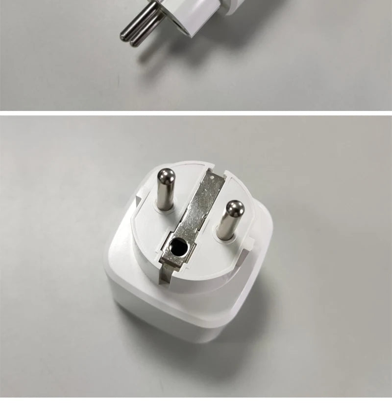 Tuya WiFi Smart Plug Socket EU 16/20A with Power Monitoring Timing Voice Control Works with Alexa Google Home Smart Life