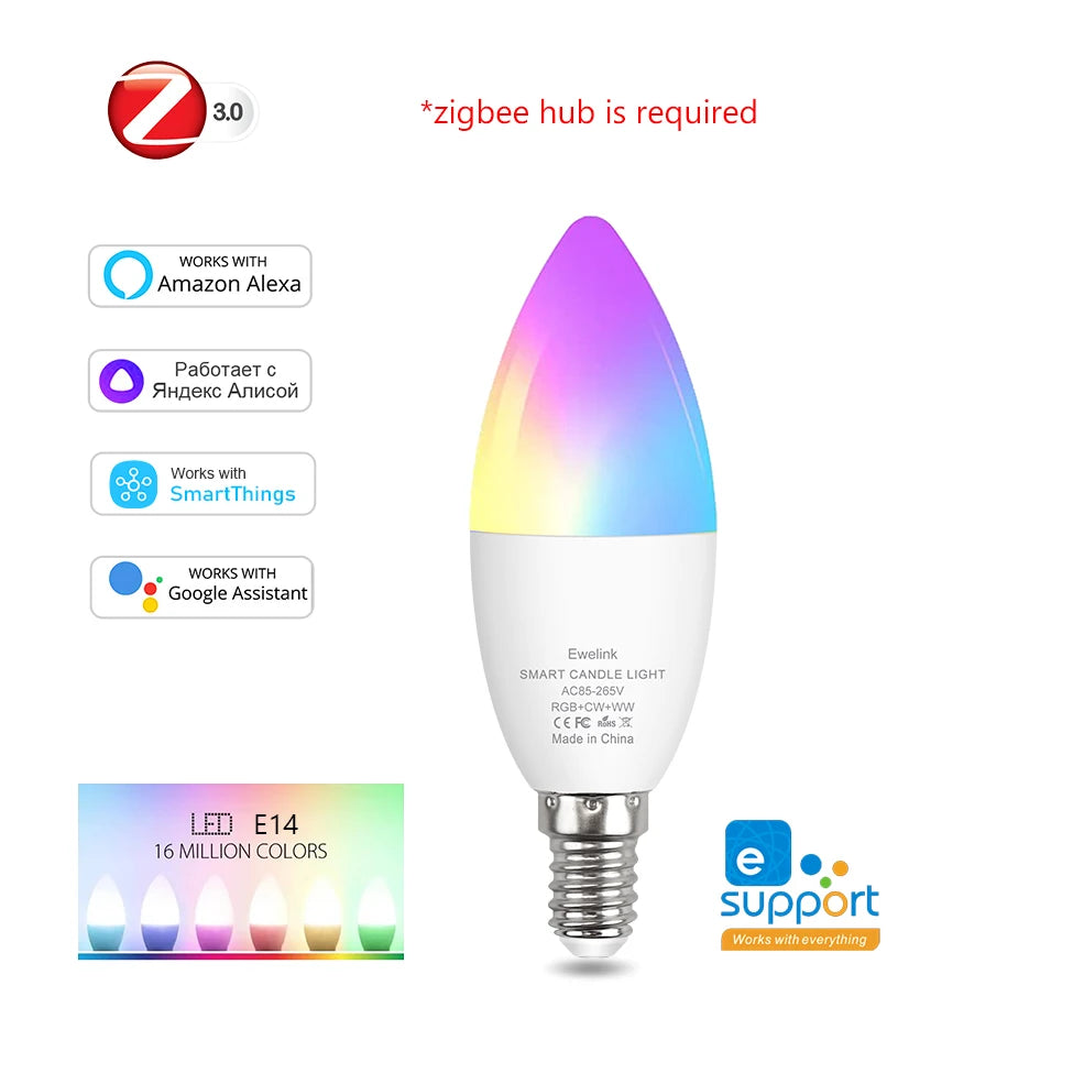 Smart WiFi E14 LED Bulb