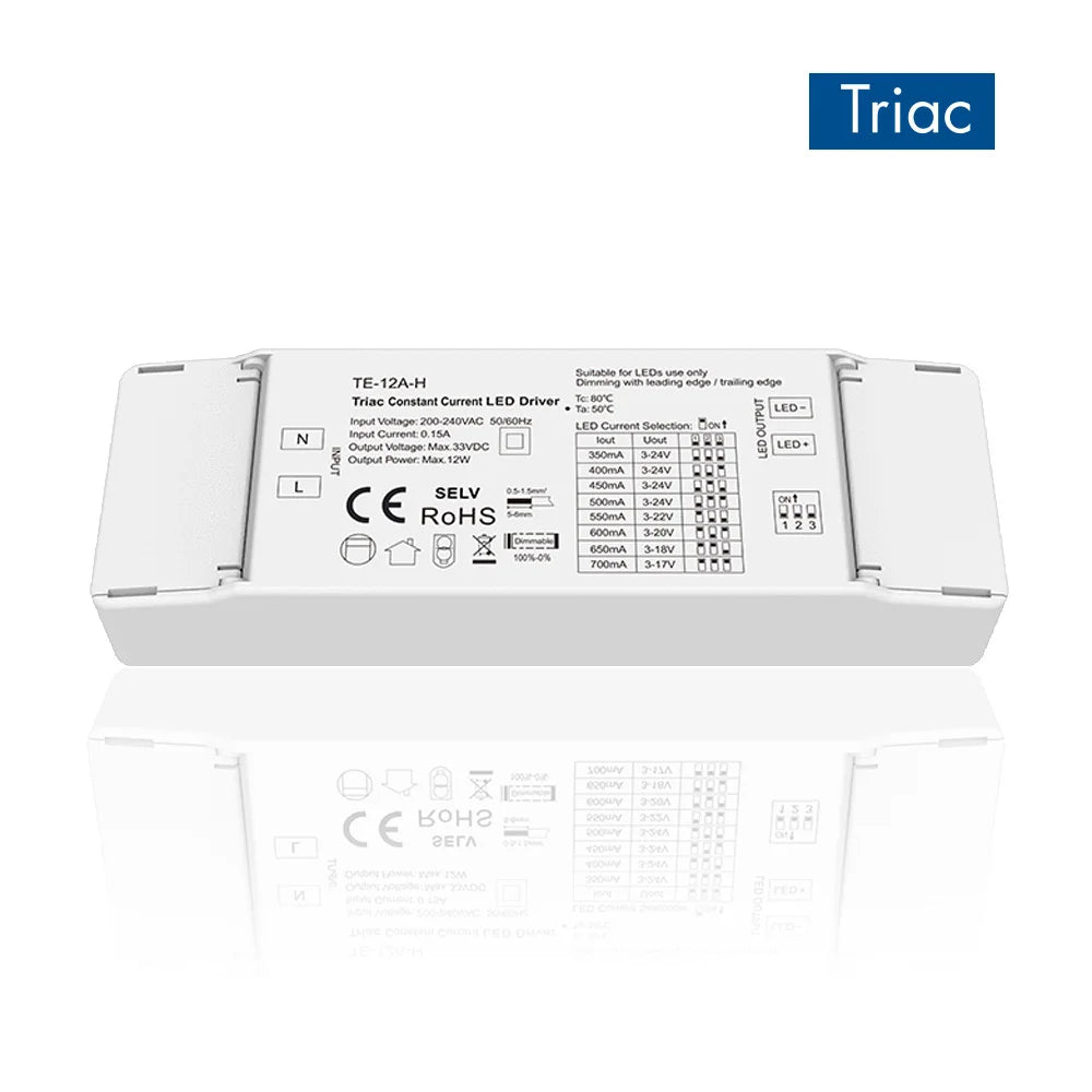 Triac-Konstantstrom-LED-Treiber 100–700 mA 12 W