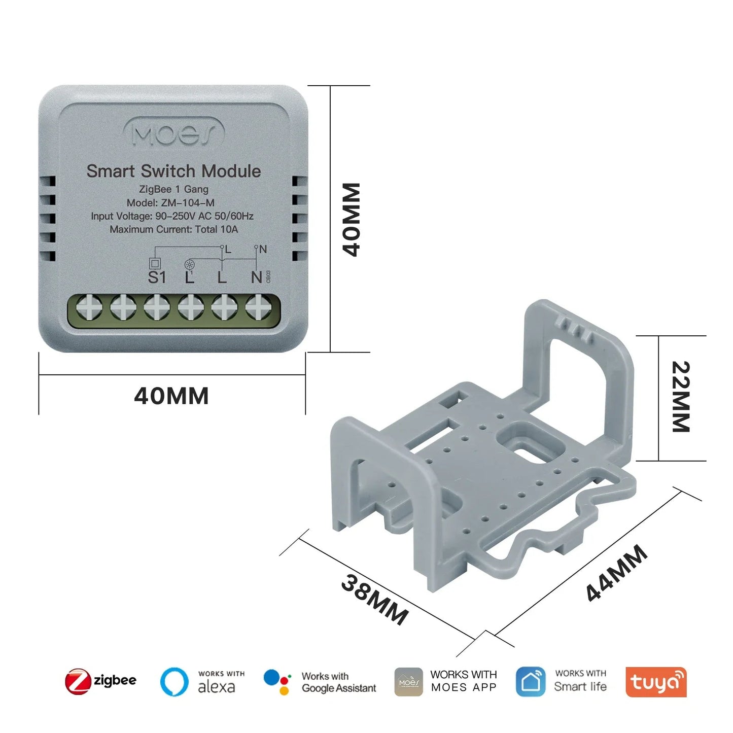MOES Tuya ZigBee 3.0 Smart Relay Modules
