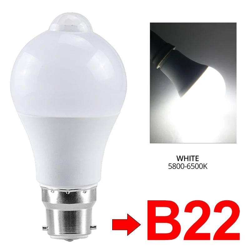 Motion Sensor LED Light Bulb
