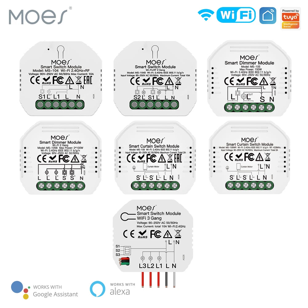 MOES WiFi Smart Light Dimmer Modul