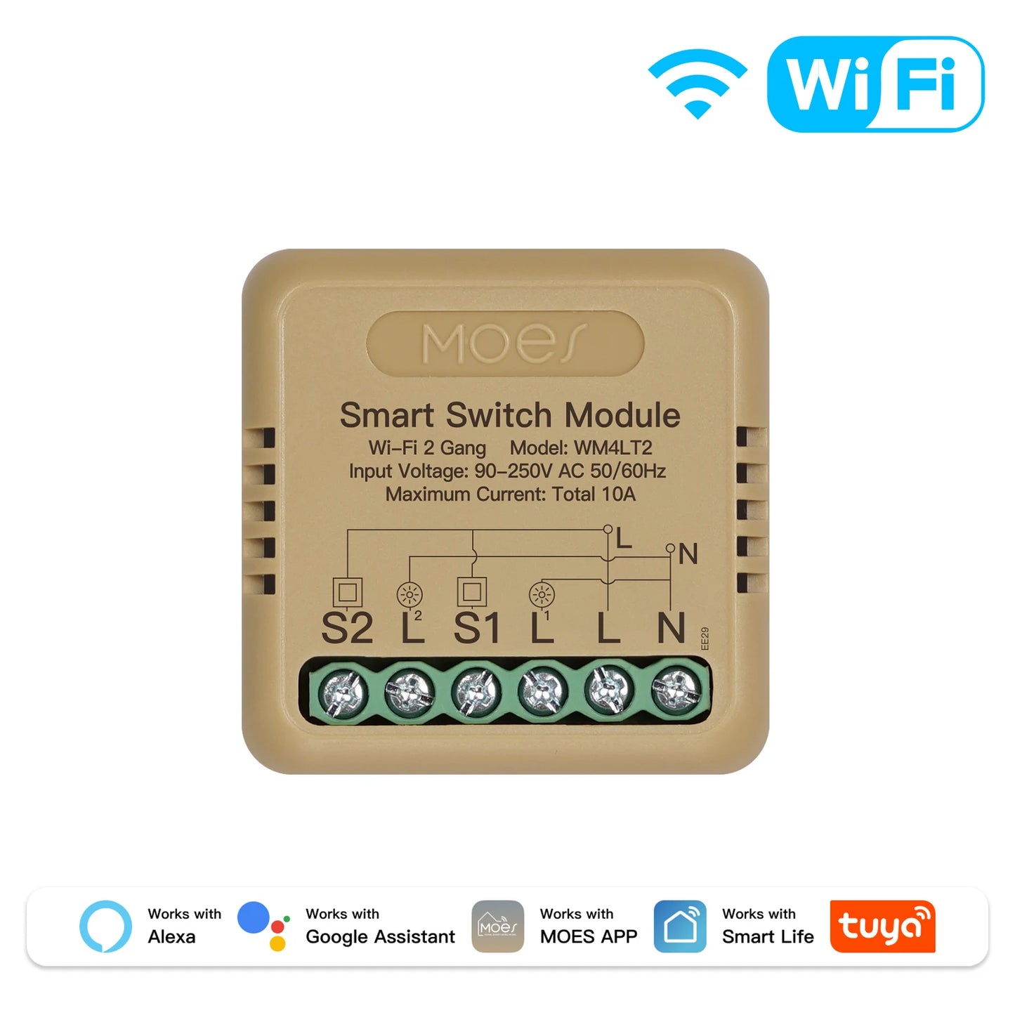 Smart Switch 1-4 Gang WiFi/Zigbee Module