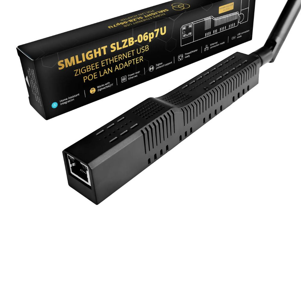 SMLIGHT SLZB-06P7U –  Zigbee, Ethernet, PoE, USB, Wi-Fi adapter (CC2652P7)