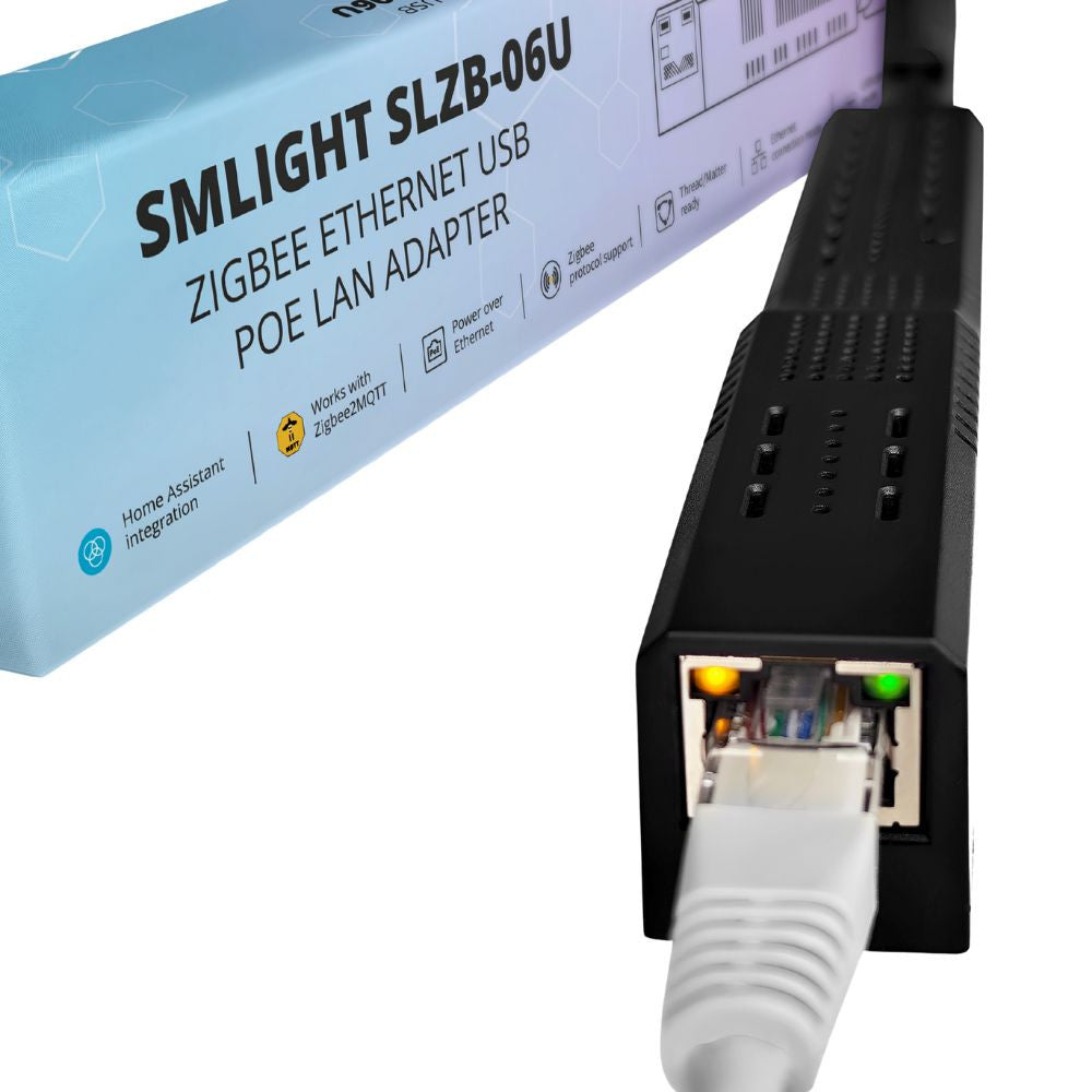 SMLIGHT SLZB-06U – Zigbee, Ethernet, PoE, USB, Wi-Fi adapter (CC2652P)