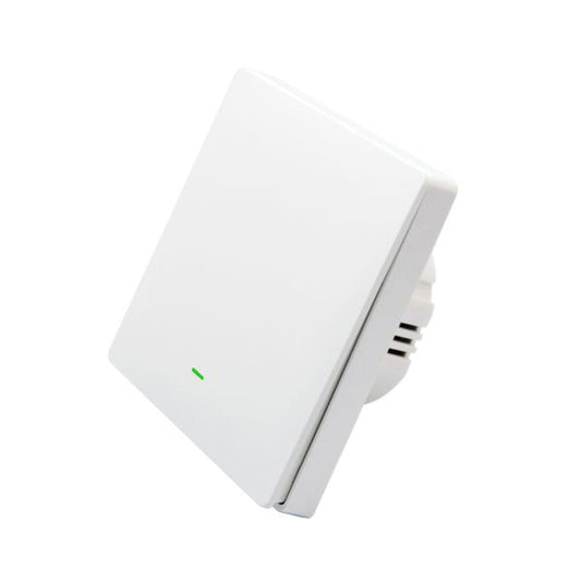 SmartWise B61 UNI Zigbee 3.0 + RF, 1-gang smart wall switch, universial wiring, physical push-button, white