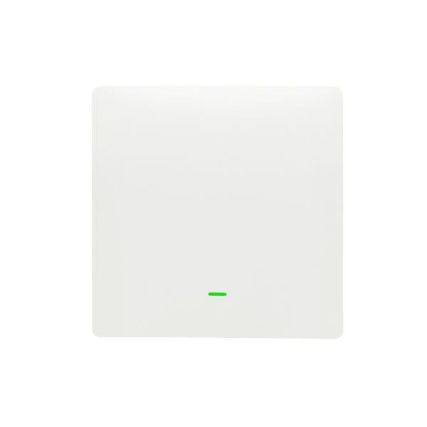 SmartWise B61 UNI Zigbee 3.0 + RF, 1-gang smart wall switch, universial wiring, physical push-button, white