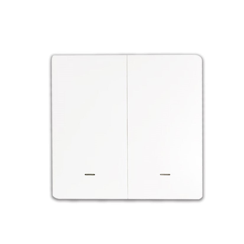 SmartWise BEREM2 Bluetooth (eWeLink-Remote) wireless switch with 2 button, white push button front panel