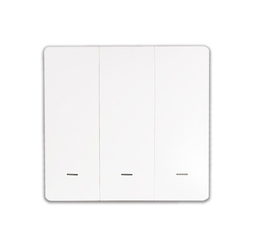 SmartWise BEREM3 Bluetooth (eWeLink-Remote) wireless switch with 3 button, white push button front panel