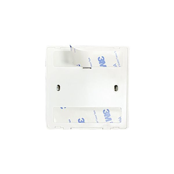 SmartWise BRFW1, a 1-button wireless RF wall switch, with white front panel
