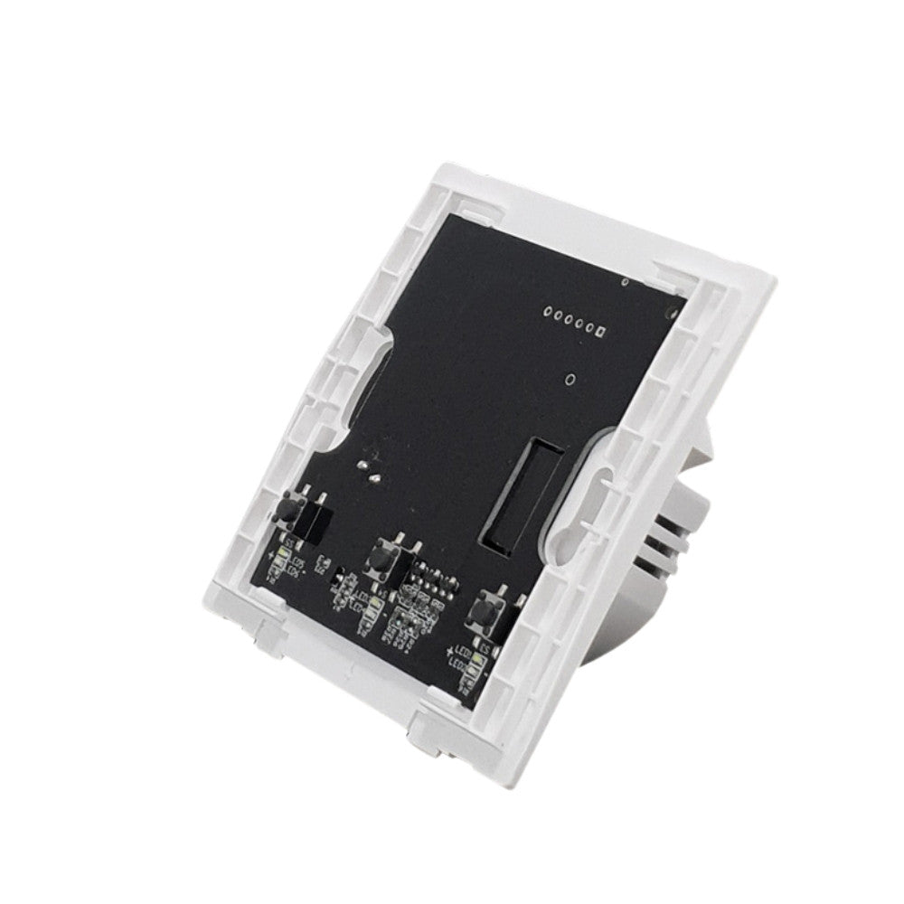 SmartWise B63 UNI Zigbee 3.0 + RF, 3-gang smart wall switch with universal wiring and physical push-button, WITHOUT FRONT PANEL