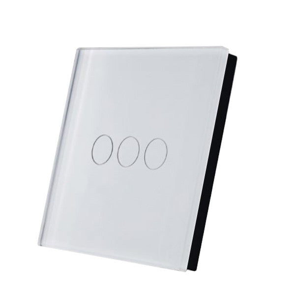 SmartWise TEREM3W Bluetooth (eWeLink-Remote) wireless touch switch, white, 3 button