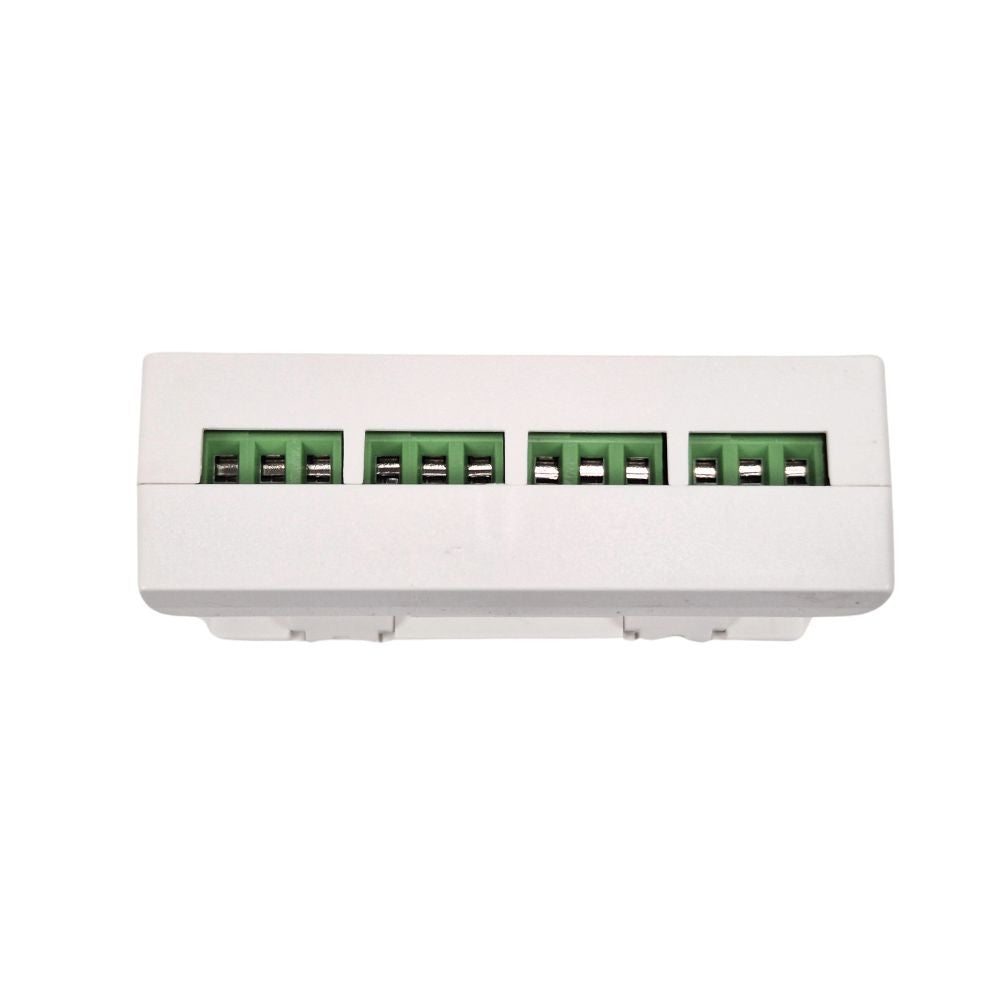 SmartWise 85V-250V AC Wi-Fi + eWeLink-Remote 4-gang smart relay switch, NO/NC, dry contact, momentary switch