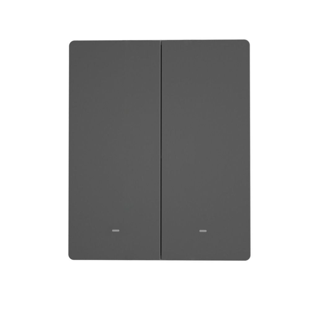 SONOFF SwitchMan M5 Wi-Fi / Matter smart wall switch, 2-gang, modular version, (new) gray (M5-2C-80M)
