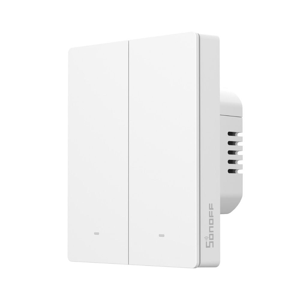 SONOFF SwitchMan M5 Zigbee smart wall switch, 2-gang, modular version, white (ZBM5-2C-80W)