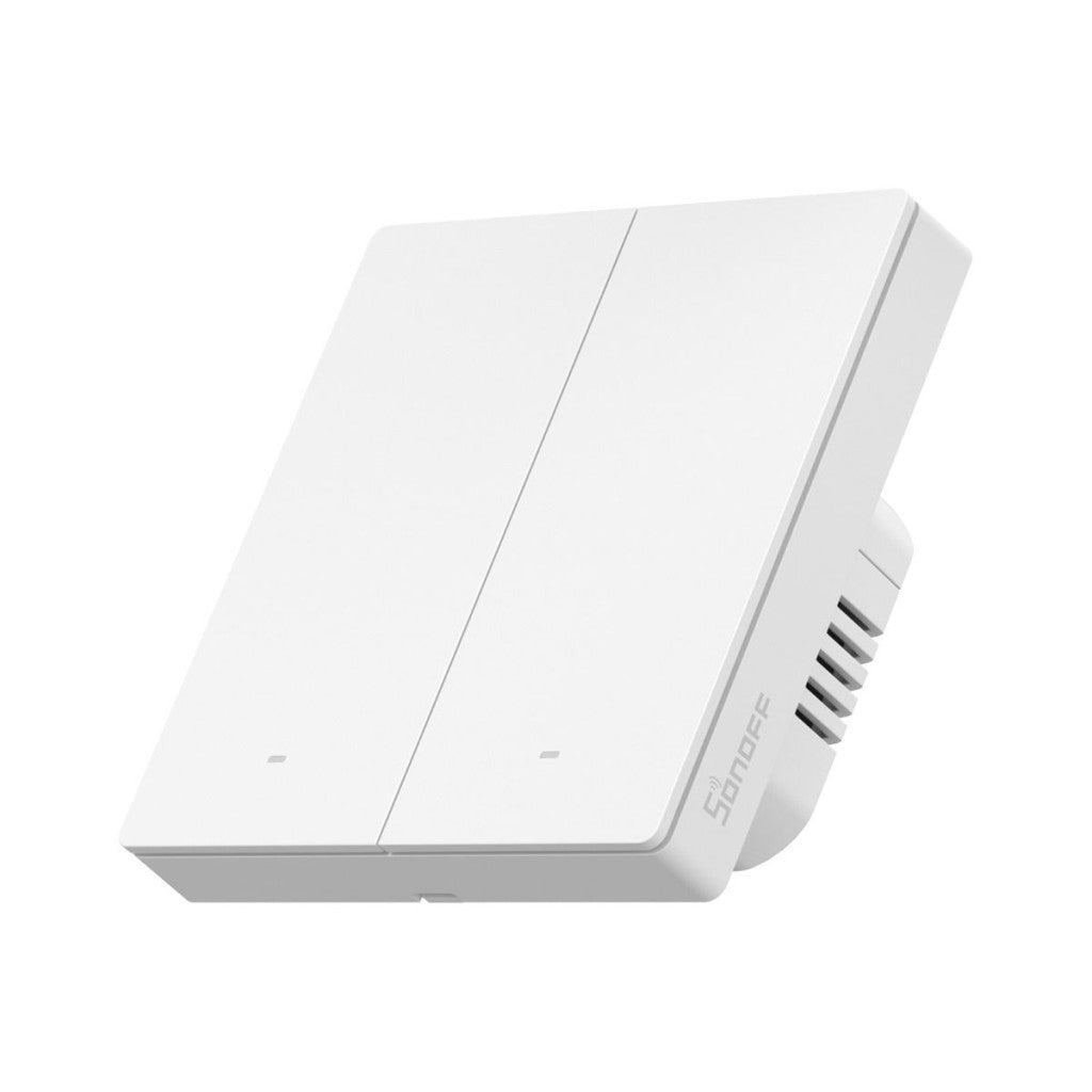 SONOFF SwitchMan M5 Wi-Fi / Matter smart wall switch, 2-gang, standalone version, white (M5-2C-86W)
