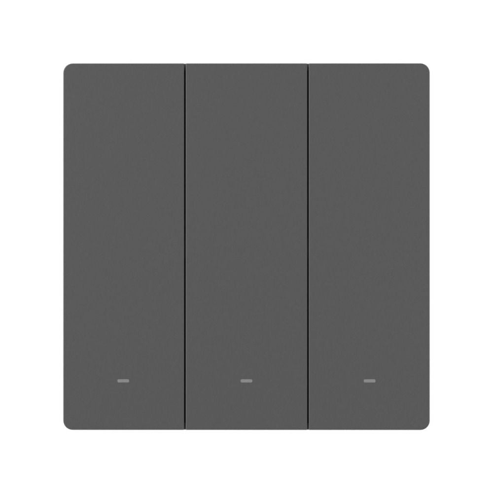 SONOFF SwitchMan M5 Wi-Fi / Matter smart wall switch, 3-gang, standalone version, (new) gray (M5-3C-86M)