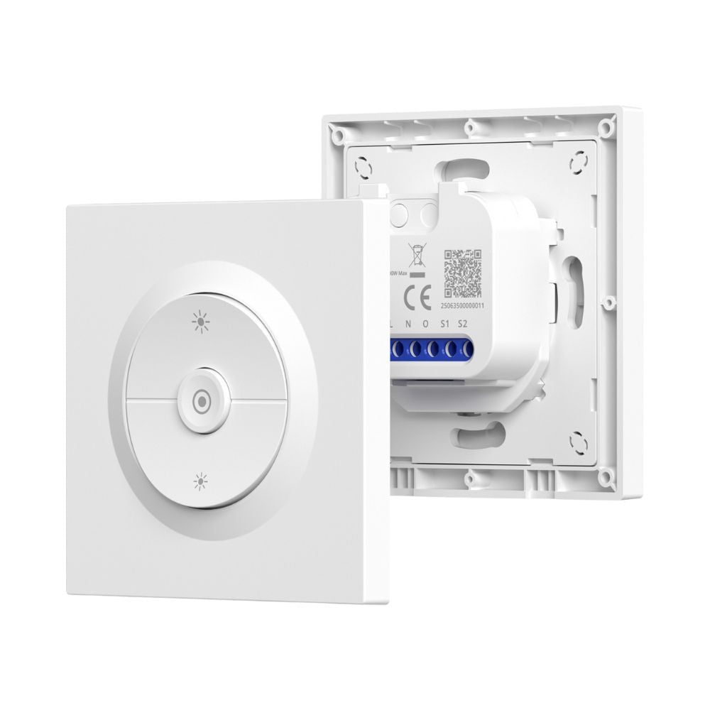 SONOFF Orb-DIM Matter over Wi-Fi Dimmer Wall Switch – dimmer switch with power monitoring, Matter, Wi-Fi, white (MINI-DIM-E)