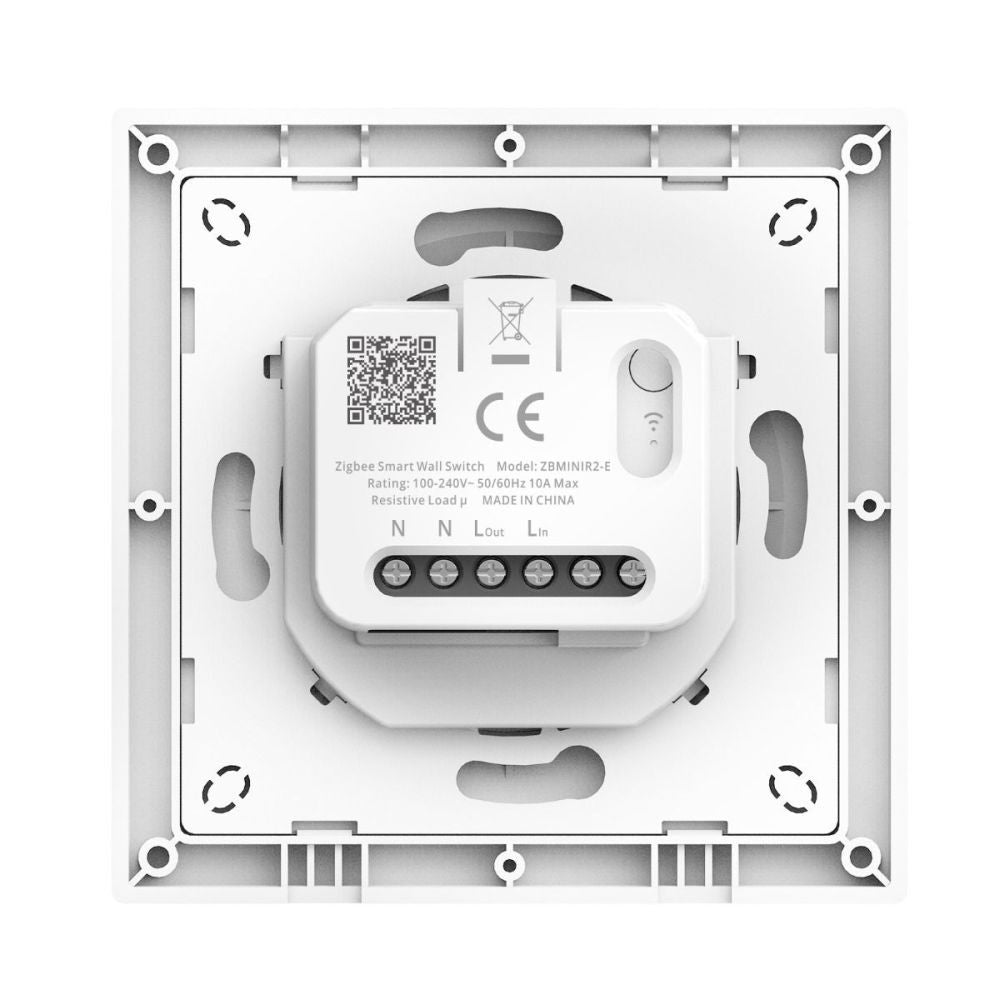 SONOFF Orb-ZBW1 – Single-circuit, phase+neutral mini relay module with switch, Zigbee, white