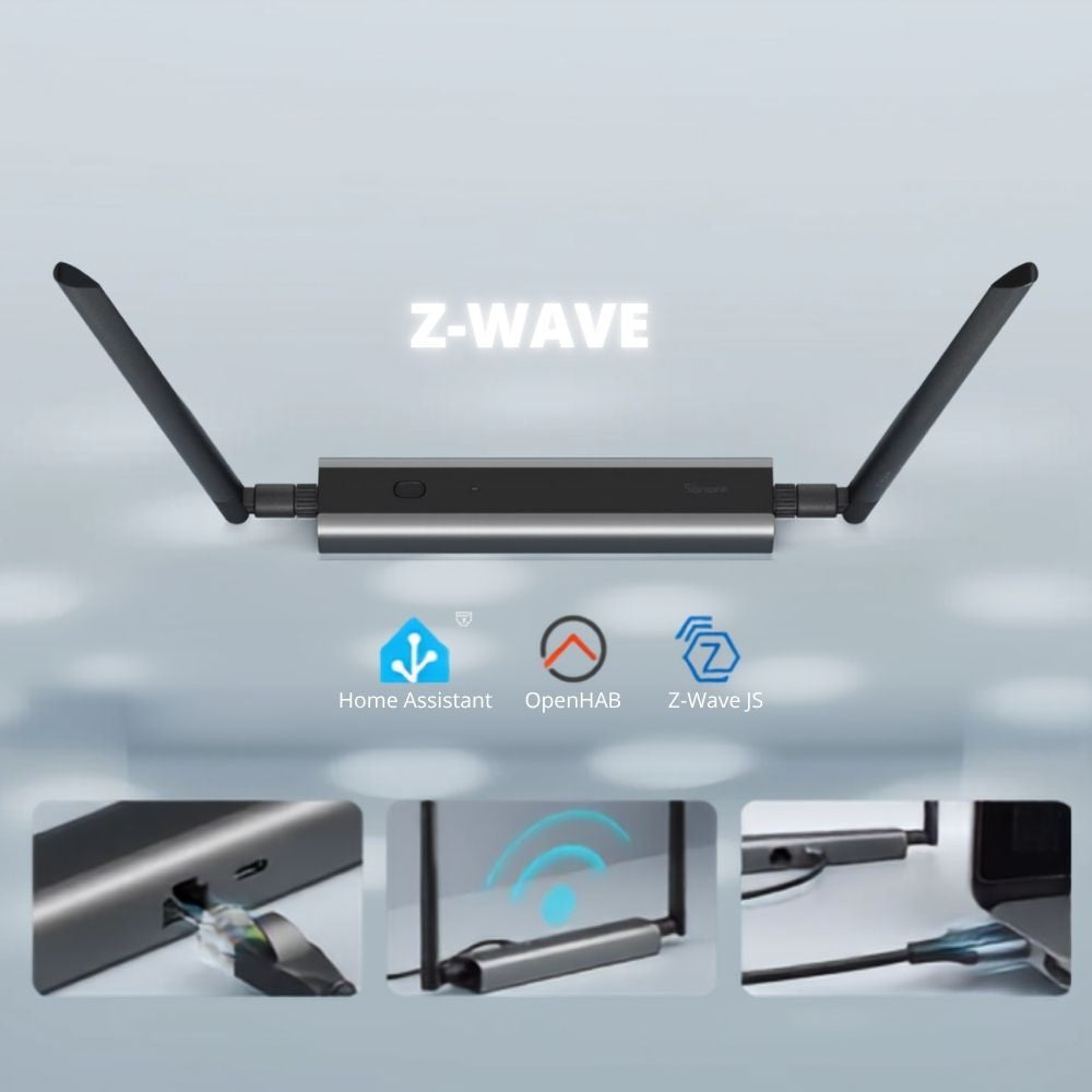 SONOFF Z-Wave 800 PoE Dongle Max – Z-Wave LR network adapter, Wi-Fi, PoE, USB, grey (Dongle-MZG23)
