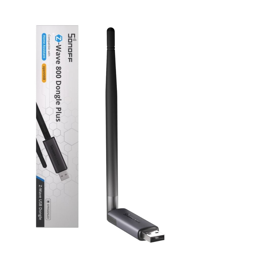 SONOFF Z-Wave 800 Dongle Plus – Z-Wave USB controller, LR, grey (Dongle-PZG23)