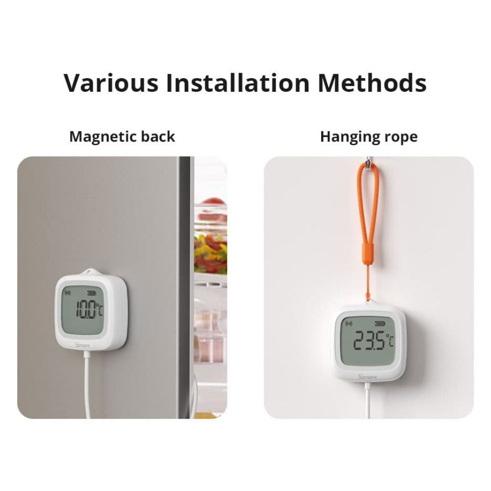 SONOFF SNZB-02LD IP65 Zigbee LCD Smart Thermometer (Probe Version)