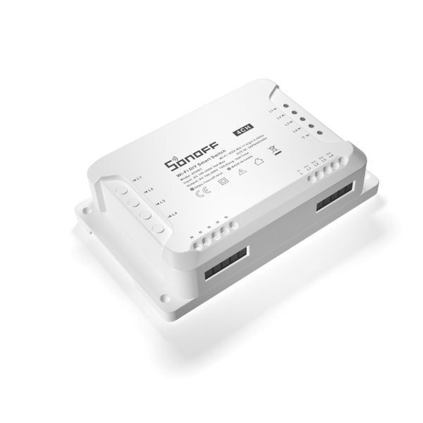 Sonoff 4CH (R3) WiFi smart 230V AC relay switch with 4 channels