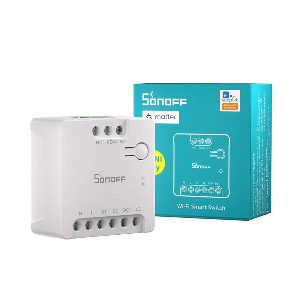 Sonoff MINI-D smart Wi-Fi + eWeLink-Remote relay module with NO/NC dry contact output
