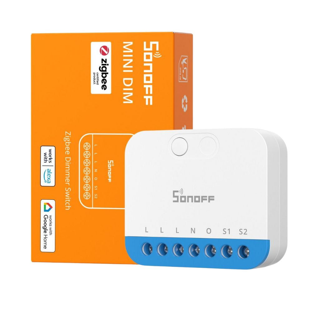 Sonoff MINI-ZBDIM Zigbee Dimmer Switch – dimmer module with power monitoring, Zigbee