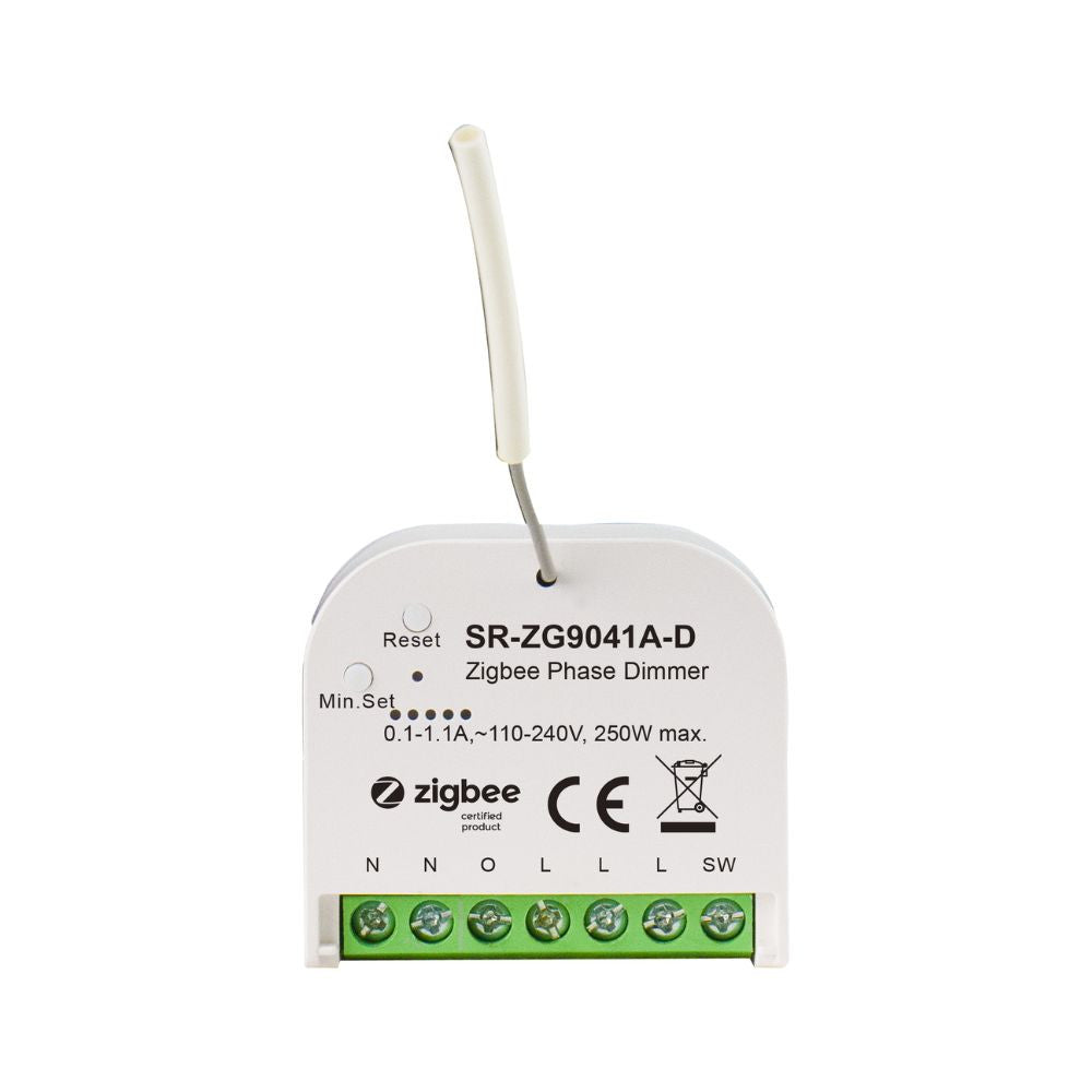 Sunricher Zigbee retrofit smart dimmer, 230V AC no neutral, 250W (SR-ZG9041A-D)