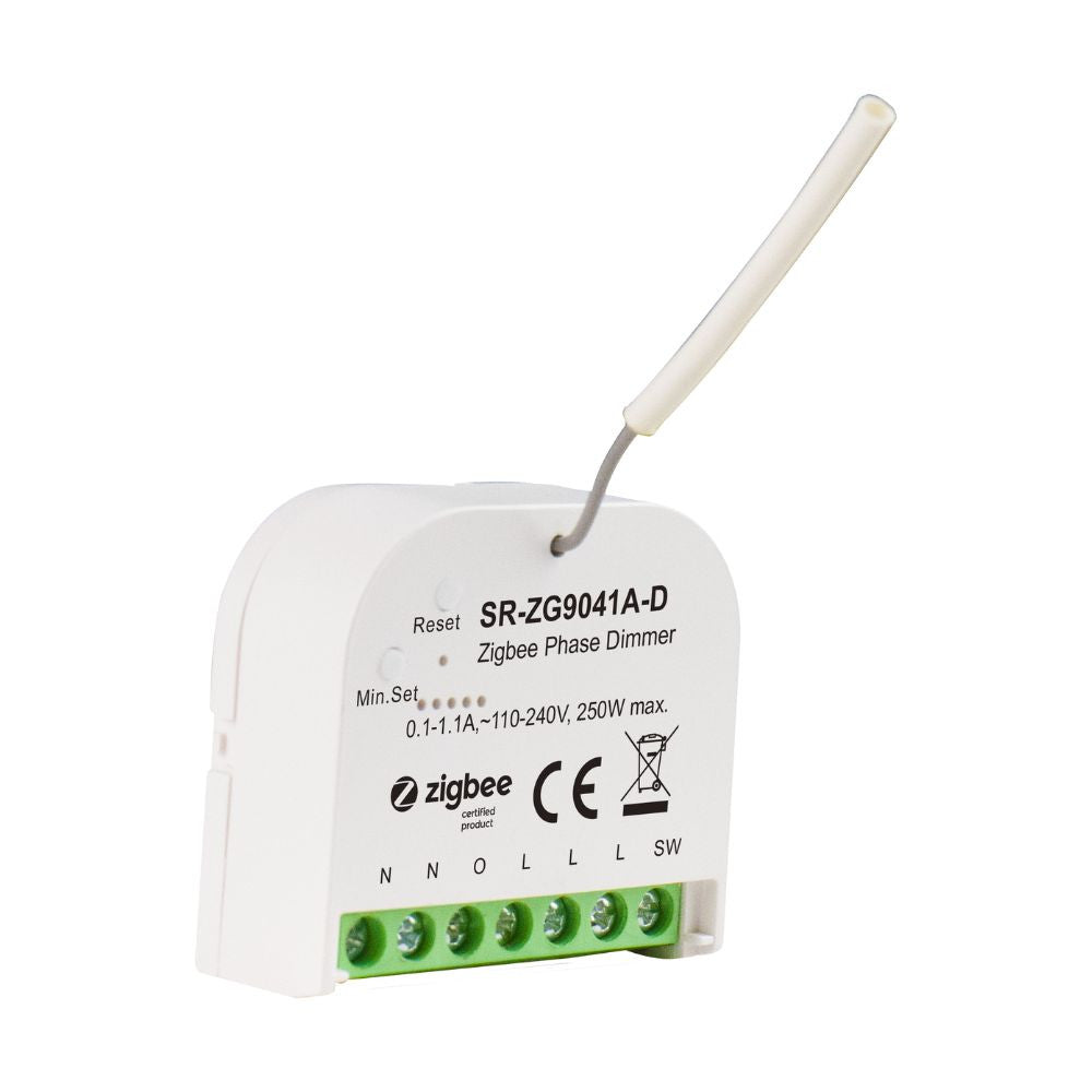 Sunricher Zigbee retrofit smart dimmer, 230V AC no neutral, 250W (SR-ZG9041A-D)