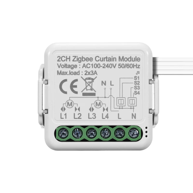 Zigbe Smart Curtain Switch Module