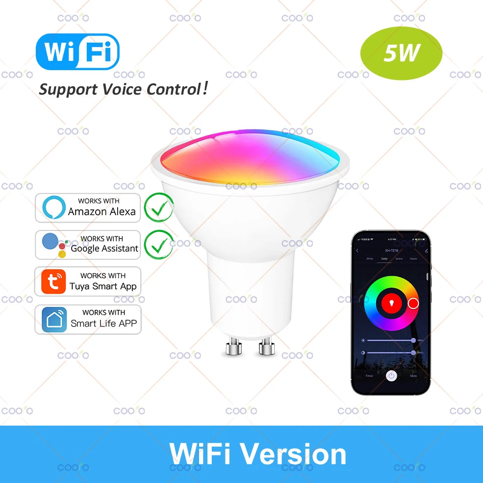 Tuya E27 GU10 E14 Bulb  Dimmable