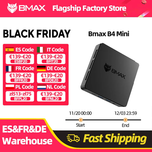 Bmax B4 Mini Pc Intel N95