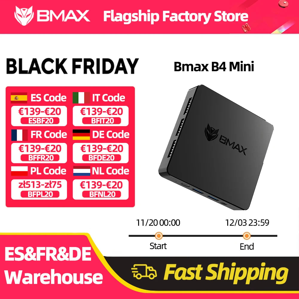 Bmax B4 Mini-PC Intel N95