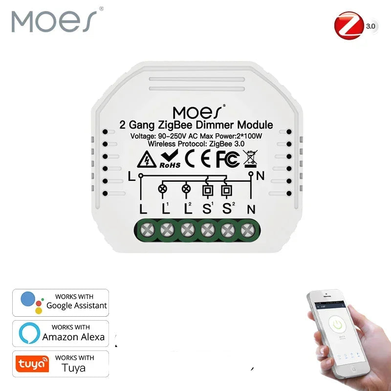 MOES Tuya ZigBee 3.0 Smart Relay Modules