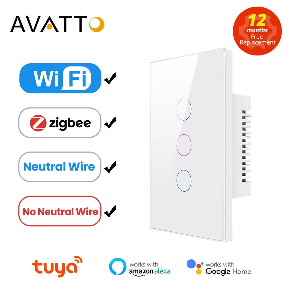 Tuya WiFi/Zigbee Smart Light Switch